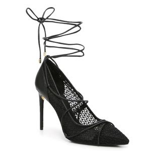 JLO strap up heels.